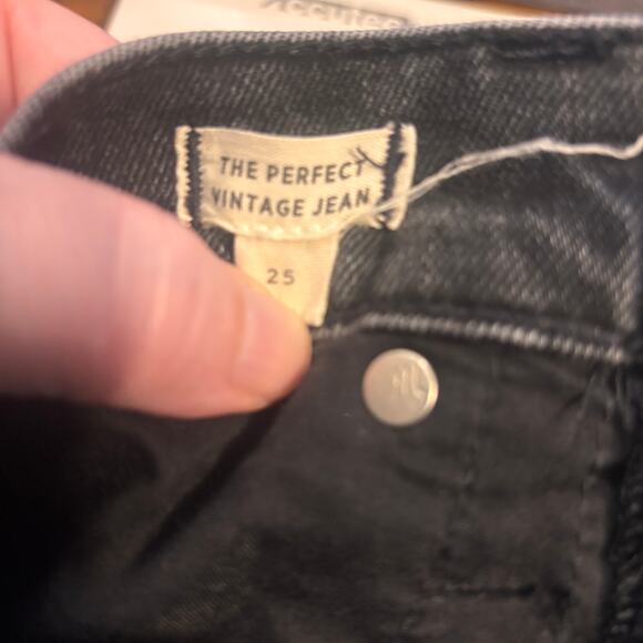 Madewell Black Straight Leg Jeans - Picture 6 of 7